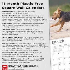 2025 Calendars|BrownTrout 2025 Airedale Terriers 12