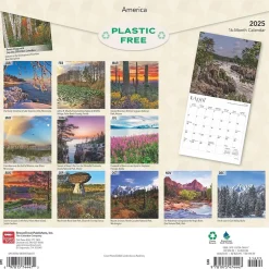 2025 Calendars|BrownTrout 2025 America 12" x 12" Monthly Square Wall Calendar (9781975474447)