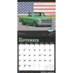 2025 Calendars|BrownTrout 2025 American Muscle Trucks 12