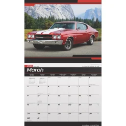 2025 Calendars|BrownTrout 2025 American Muscle Cars 7