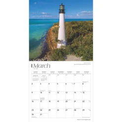 2025 Calendars|BrownTrout 2025 Atlantic Coast Lighthouses 12