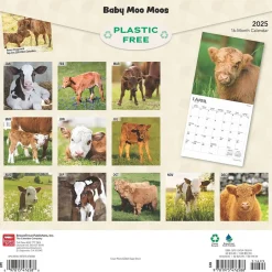 2025 Calendars|BrownTrout 2025 Baby Moo Moos 12" x 12" Monthly Wall Calendar (9781975476588)