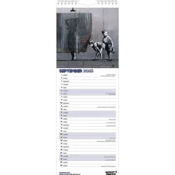 2025 Calendars|BrownTrout 2025 Banksy's Graffiti 6.75