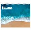 2025 Calendars|BrownTrout 2025 Beaches 7.5" x 6" Monthly Double-View Easel Desk Calendar (9781975478445)