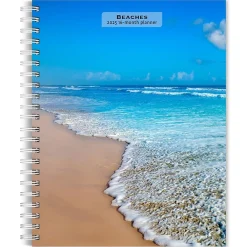 2025 Planners|BrownTrout 2025 Beaches 6" x 7.75" Weekly Engagement Planner, Paper Cover, Multicolored (9781975473198)