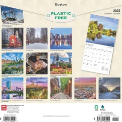 2025 Calendars|BrownTrout 2025 Boston 12" x 12" Monthly Wall Calendar (9781975474515)