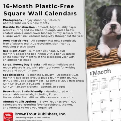 2025 Calendars|BrownTrout 2025 Boston Terrier Puppies 12