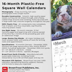 2025 Calendars|BrownTrout 2025 Bulldog Puppies 12