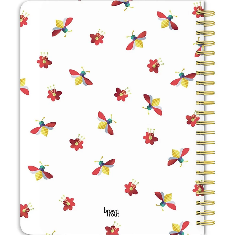 2025 Planners|BrownTrout 2025 Busy Bees 6" x 7.75" Weekly Desk Planner, Paper Cover, Multicolored (9781975478438)