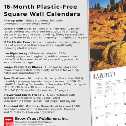 2025 Calendars|BrownTrout 2025 Cascades 12