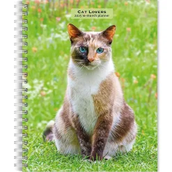 2025 Planners|BrownTrout 2025 Cat Lovers 6" x 7.75" Weekly Engagement Planner, Paper Cover, Multicolored (9781975473204)