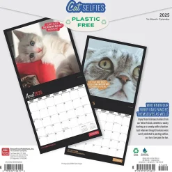 2025 Calendars|BrownTrout 2025 Cat Selfies 12" x 12" Monthly Wall Calendar (9781975474614)