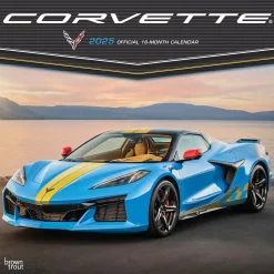 2025 Calendars|BrownTrout 2025 Corvette 12" x 12" Monthly Wall Calendar (9781975479770)