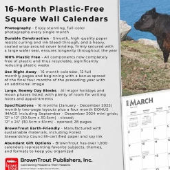 2025 Calendars|BrownTrout 2025 Cows 12