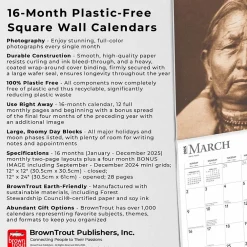 2025 Calendars|BrownTrout 2025 Edward S. Curtis Portraits of Native Americans 12