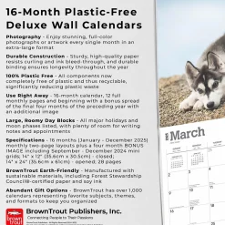 2025 Calendars|BrownTrout 2025 For the Love of Siberian Huskies 7