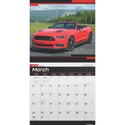 2025 Calendars|BrownTrout 2025 Ford Mustang 12