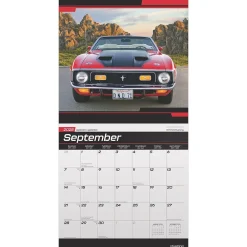 2025 Calendars|BrownTrout 2025 Ford Mustang 12