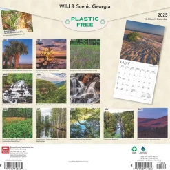 2025 Calendars|BrownTrout 2025 Georgia Wild & Scenic 12" x 12" Monthly Square Wall Calendar (9781975474836)