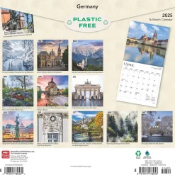 2025 Calendars|BrownTrout 2025 Germany 12" x 12" Monthly Wall Calendar (9781975478056)