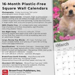 2025 Calendars|BrownTrout 2025 Golden Retriever Puppies 12