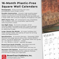 2025 Calendars|BrownTrout 2025 Grand Canyon National Park 12