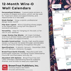2025 Calendars|BrownTrout 2025 House of Turnowsky 12