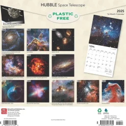 2025 Calendars|BrownTrout 2025 Hubble Space Telescope 12" x 12" Monthly Wall Calendar (9781975477172)