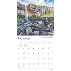 2025 Calendars|BrownTrout 2025 Iceland 12