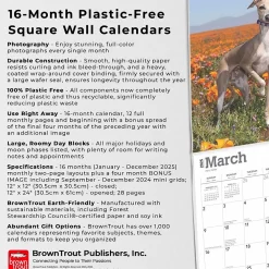 2025 Calendars|BrownTrout 2025 Italian Greyhounds 12