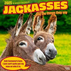 2025 Calendars|BrownTrout 2025 Jackasses 12" x 12" Monthly Wall Calendar (9781975477240)