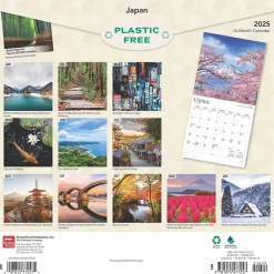 2025 Calendars|BrownTrout 2025 Japan 12" x 12" Monthly Wall Calendar (9781975477257)