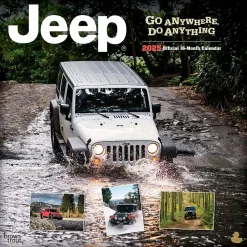 2025 Calendars|BrownTrout 2025 Jeep 12" x 12" Monthly Wall Calendar (9781975479794)