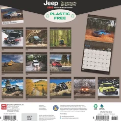 2025 Calendars|BrownTrout 2025 Jeep 12" x 12" Monthly Wall Calendar (9781975479794)