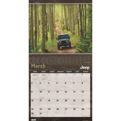 2025 Calendars|BrownTrout 2025 Jeep 12
