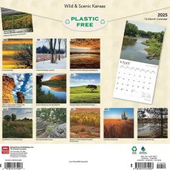 2025 Calendars|BrownTrout 2025 Kansas Wild & Scenic 12" x 12" Monthly Wall Calendar (9781975474997)