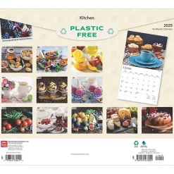 2025 Calendars|BrownTrout 2025 Kitchen 14" x 24" Monthly Deluxe Wall Calendar, (9781975473051)