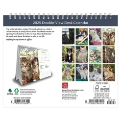 2025 Calendars|BrownTrout 2025 Kittens 7.5" x 6" Monthly Desk Calendar (9781975481629)