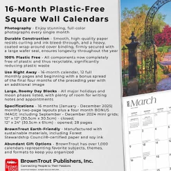 2025 Calendars|BrownTrout 2025 Land of 10000 Lakes Minnesota Places 12