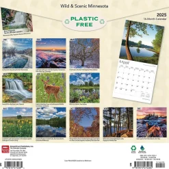 2025 Calendars|BrownTrout 2025 Minnesota Wild & Scenic 12" x 12" Monthly Square Wall Calendar (9781975475284)