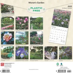 2025 Calendars|BrownTrout 2025 Monet's Garden 12" x 12" Monthly Wall Calendar (9781975477431)