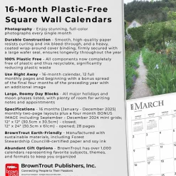2025 Calendars|BrownTrout 2025 Monet's Garden 12