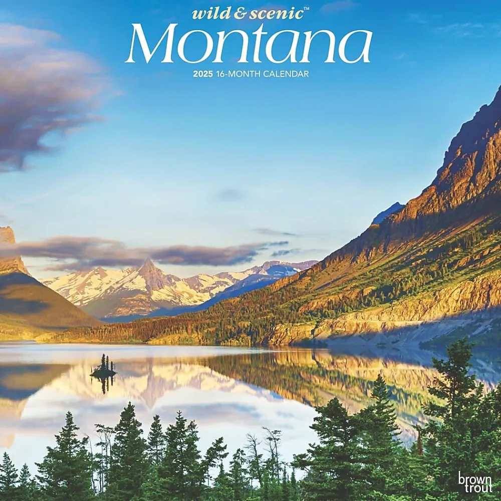 2025 Calendars|BrownTrout 2025 Montana Wild & Scenic 12" x 12" Monthly Wall Calendar (9781975475314)