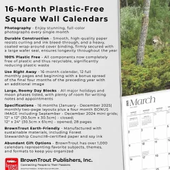 2025 Calendars|BrownTrout 2025 Montana Wild & Scenic 12