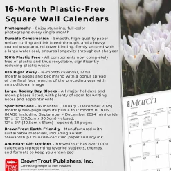 2025 Calendars|BrownTrout 2025 Mountain Wildflowers 12