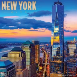 2025 Calendars|BrownTrout 2025 New York City 12" x 12" Monthly Square Wall Calendar (9781975477462)