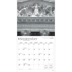 2025 Calendars|BrownTrout 2025 New York City Black & White 12