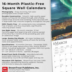 2025 Calendars|BrownTrout 2025 Norway 12