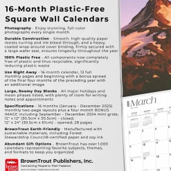 2025 Calendars|BrownTrout 2025 Oregon Wild & Scenic 12