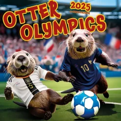 2025 Calendars|BrownTrout 2025 Otter Olympics 12" x 12" Monthly Wall Calendar (9781975482961)